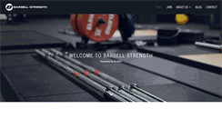 Desktop Screenshot of barbell-strength.com
